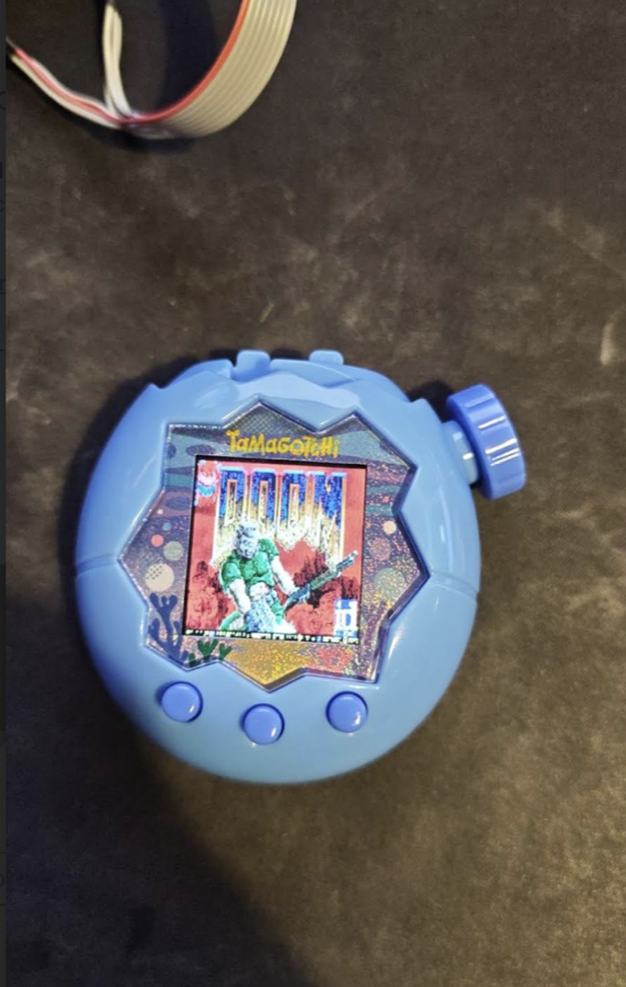 Tamagotchi Paradise running DOOM